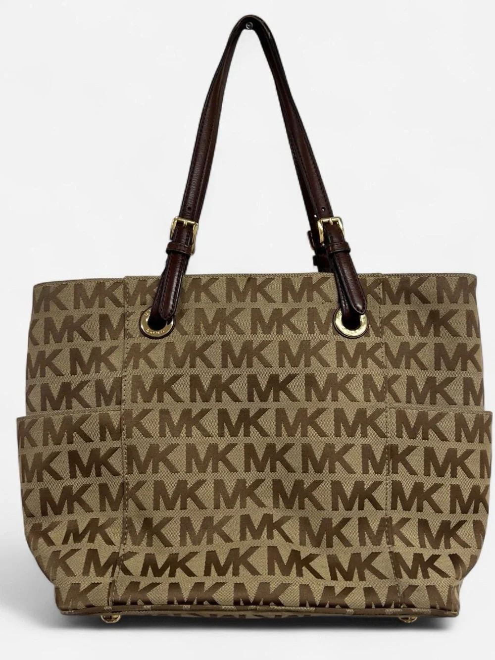 Michael Kors Jet Set signature canvas tote bag